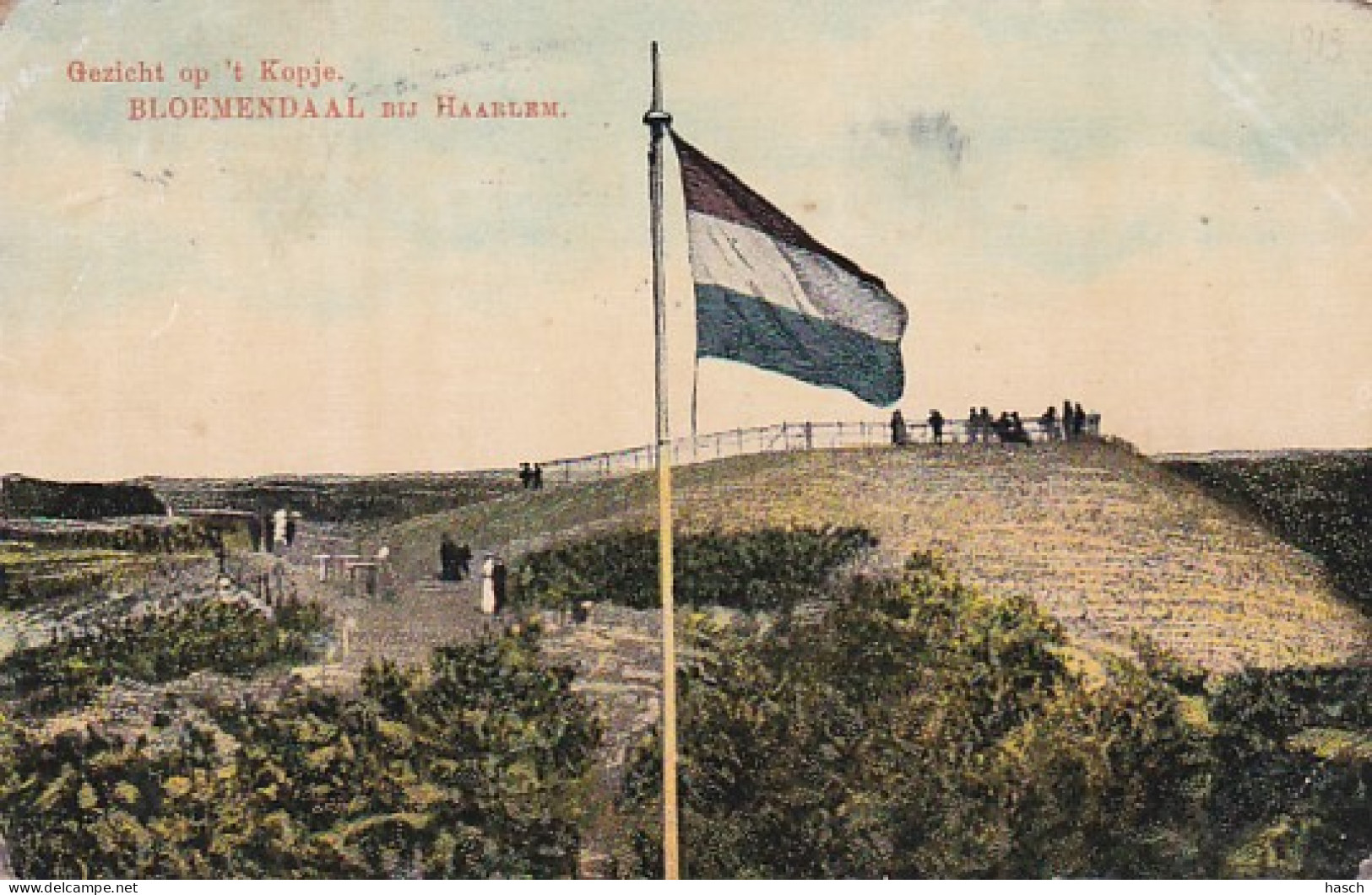 1889	159	Bloemendaal, Gezicht Op ’t Kopje. (zie Hoeken) - Bloemendaal