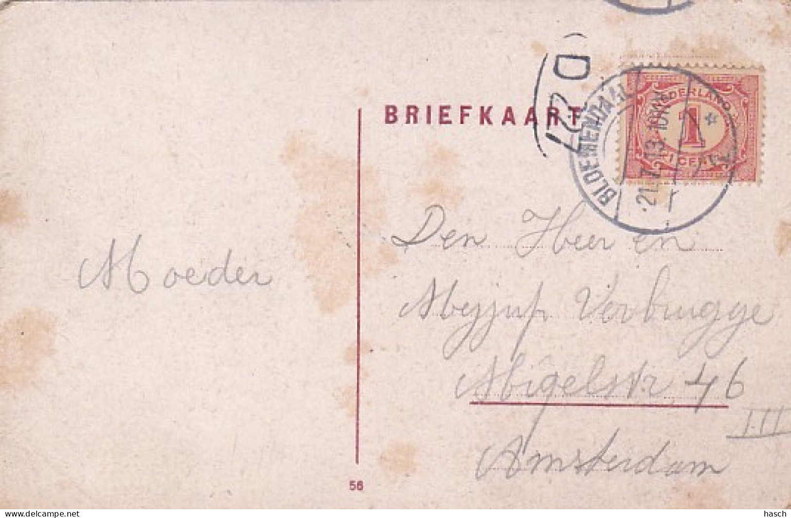 1889	159	Bloemendaal, Gezicht Op ’t Kopje. (zie Hoeken) - Bloemendaal