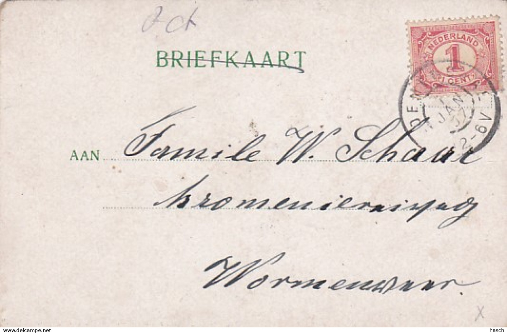 1889	160	Bloemendaal, Mollaan Darena (poststempel 1901) - Bloemendaal