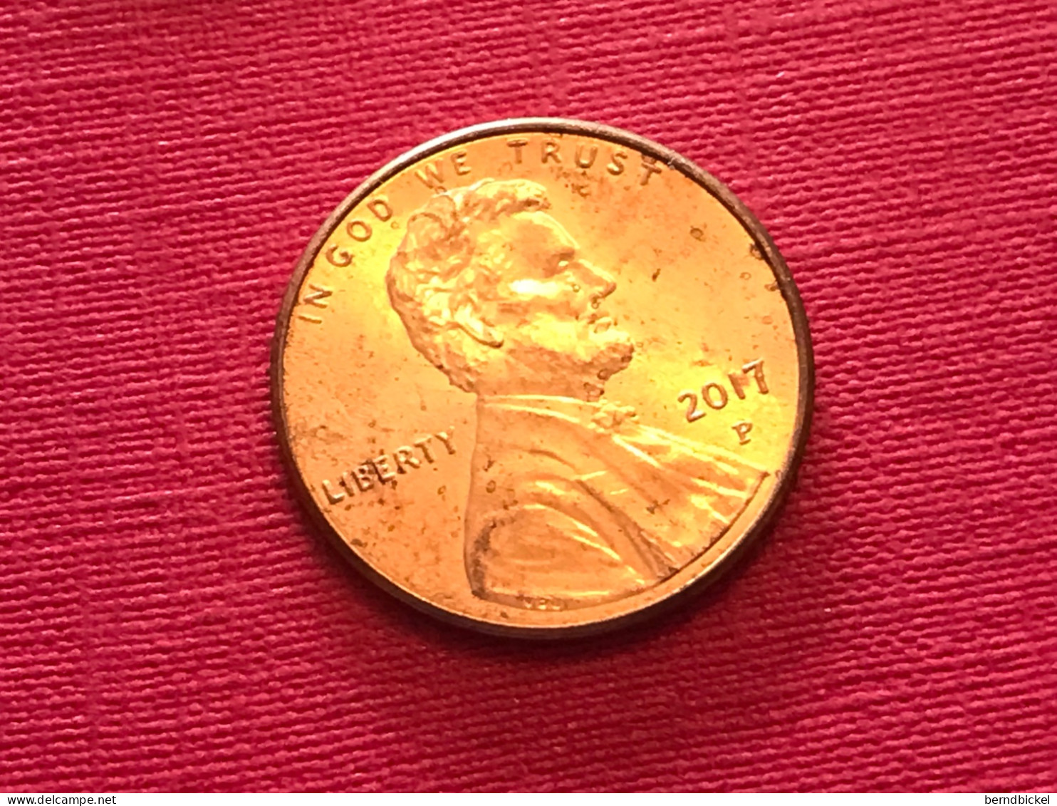 Münze Münzen Umlaufmünze USA 1 Cent 2017 Münzzeichen P - 1959-…: Lincoln, Memorial Reverse