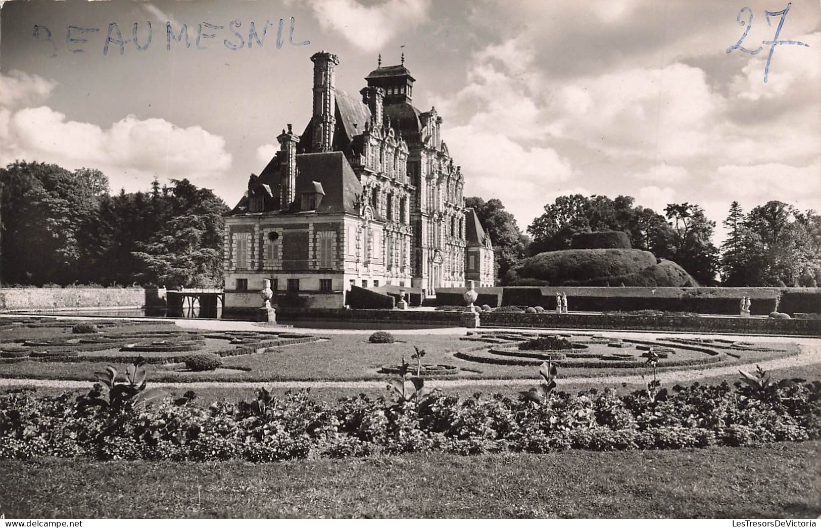 FRANCE - Beaumesnil (Eure) - Vue Générale - Le Château Du XVIIE S - Classé Monument Historique - Carte Postale Ancienne - Beaumesnil