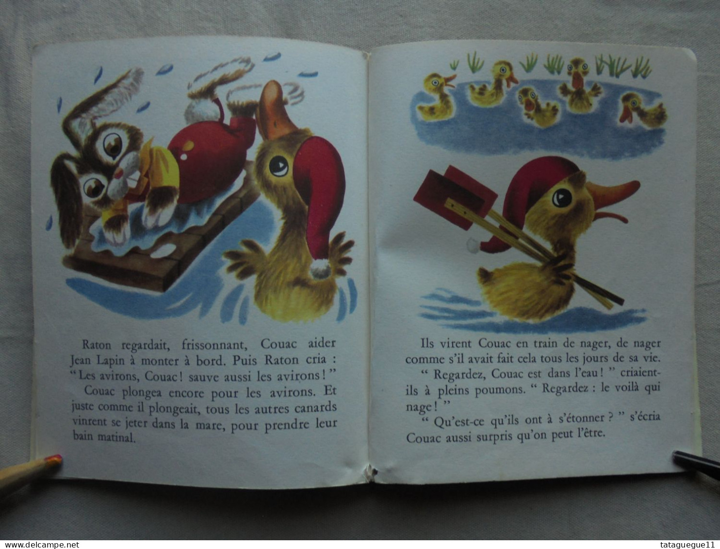 Ancien - Un Petit Livre d'Or Couac Le canard et ses amis Ed. Cocorico 1950