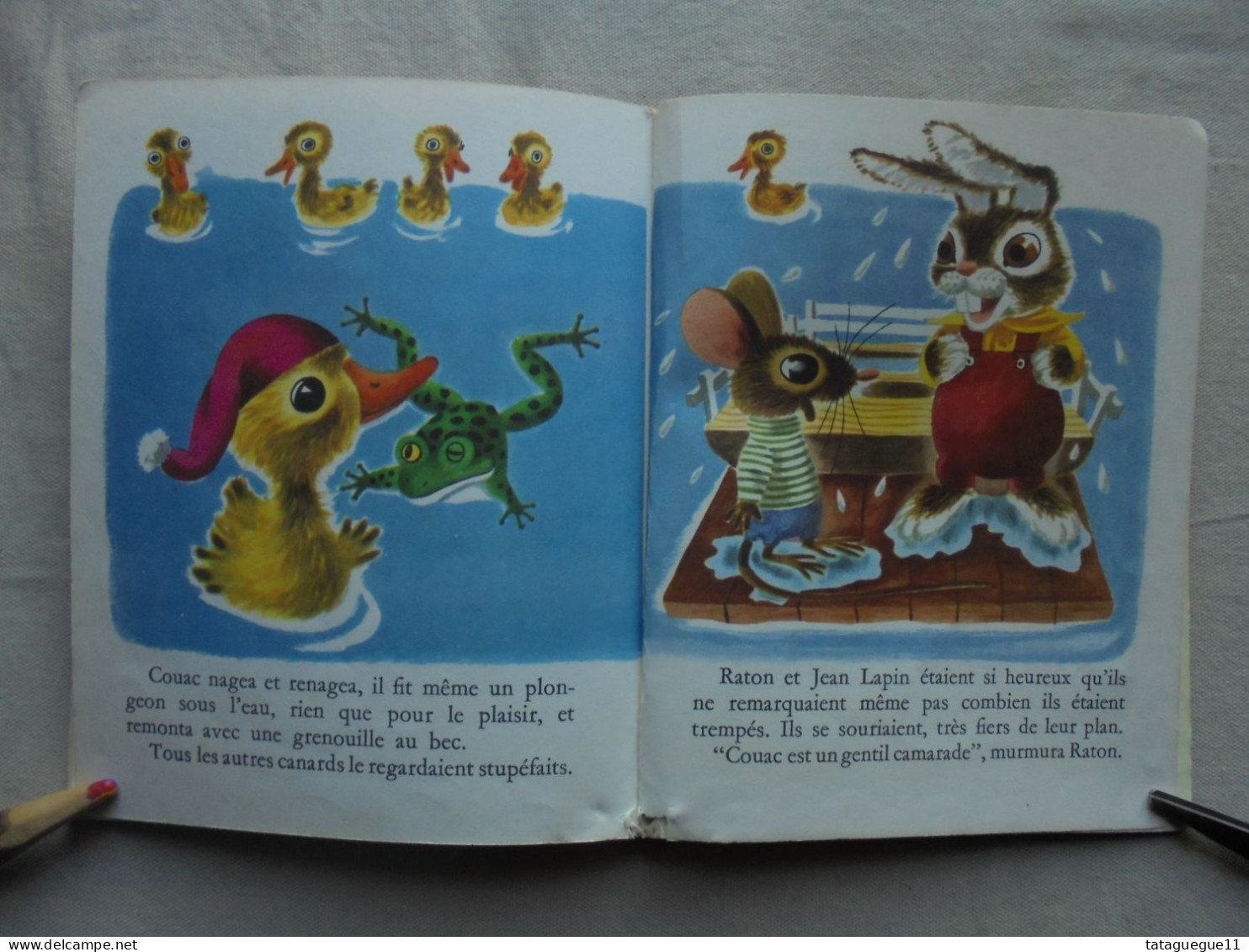 Ancien - Un Petit Livre d'Or Couac Le canard et ses amis Ed. Cocorico 1950