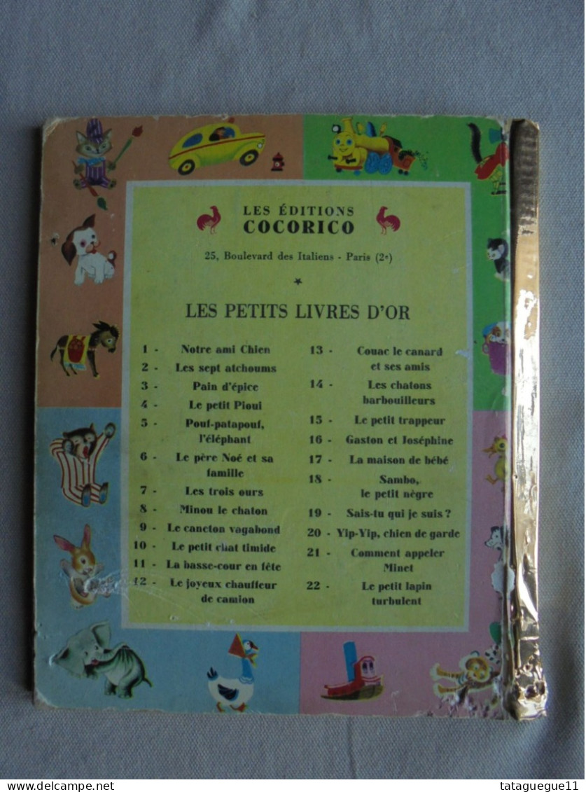 Ancien - Un Petit Livre d'Or Couac Le canard et ses amis Ed. Cocorico 1950