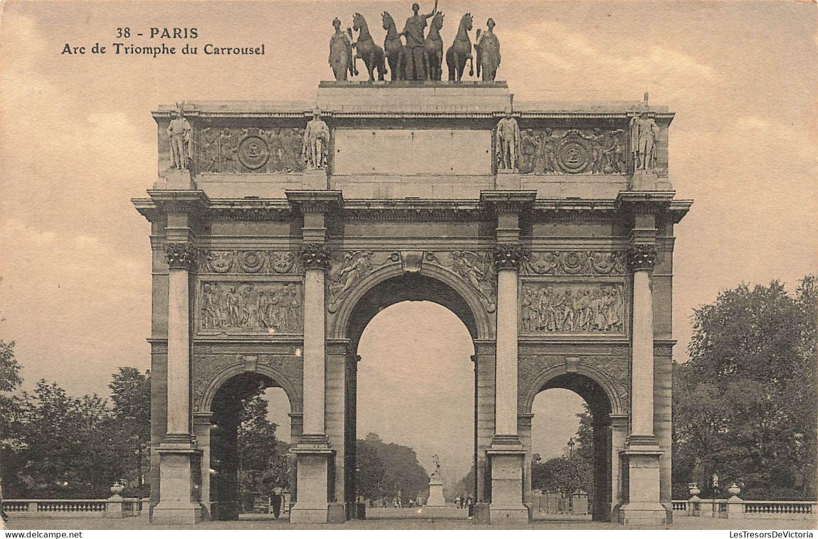 FRANCE - Paris - Arc De Triomphe Du Carrousel - Carte Postale Ancienne - Arc De Triomphe