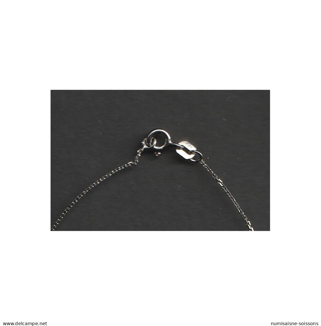CHAINE EN ARGENT - MAILLE FORCAT - 1.01 Gr. - 42 Cm - Necklaces/Chains