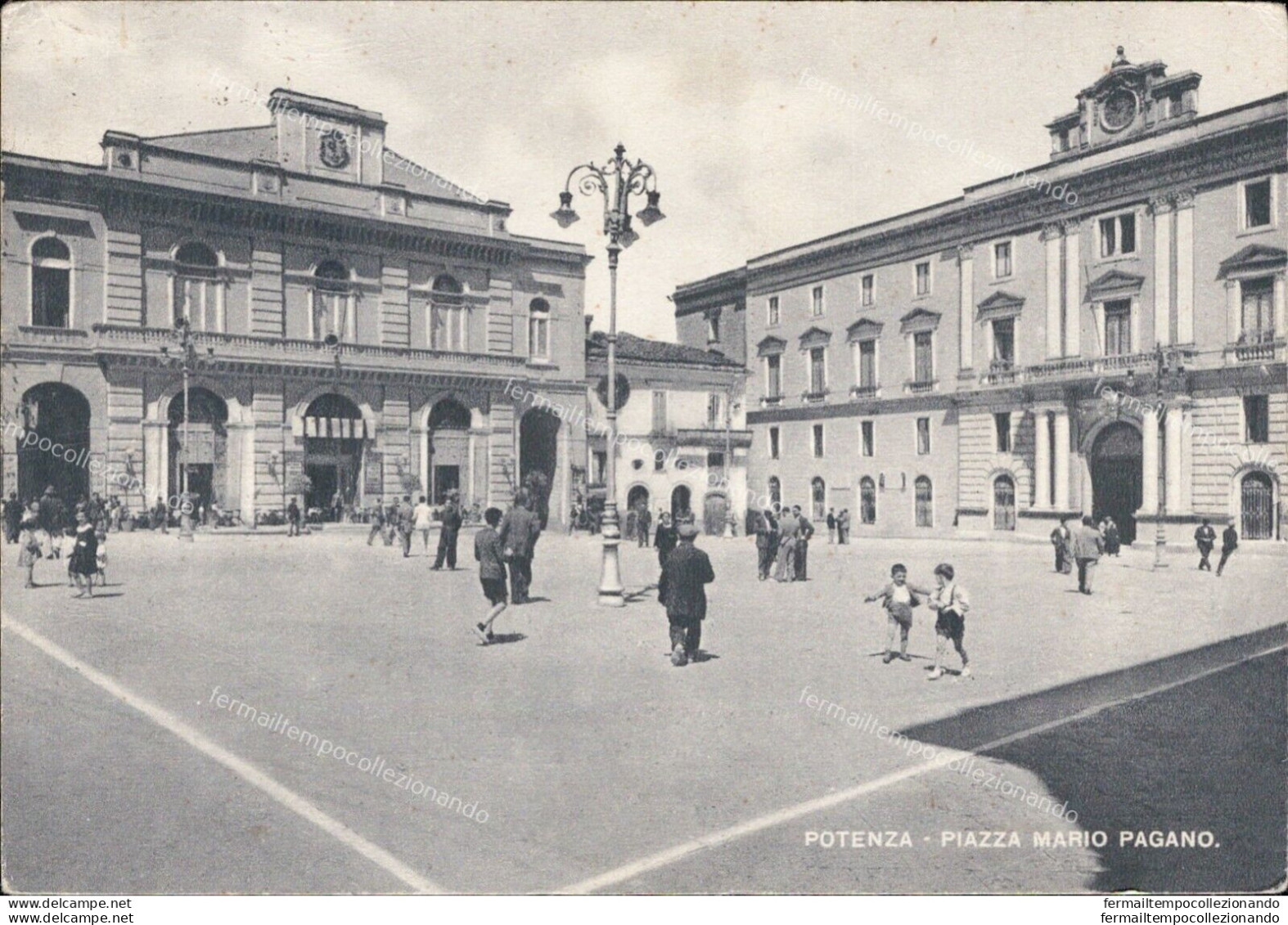 Ai360 Cartolina Potenza Citta' Piazza Mario Pagano - Potenza