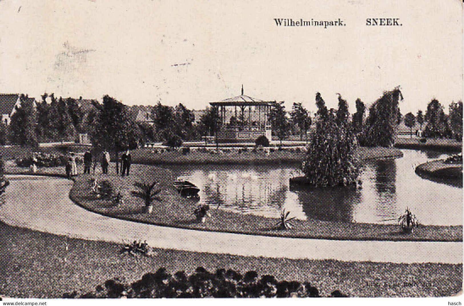 24394Sneek, Wilhelminapark 1909 - Sneek