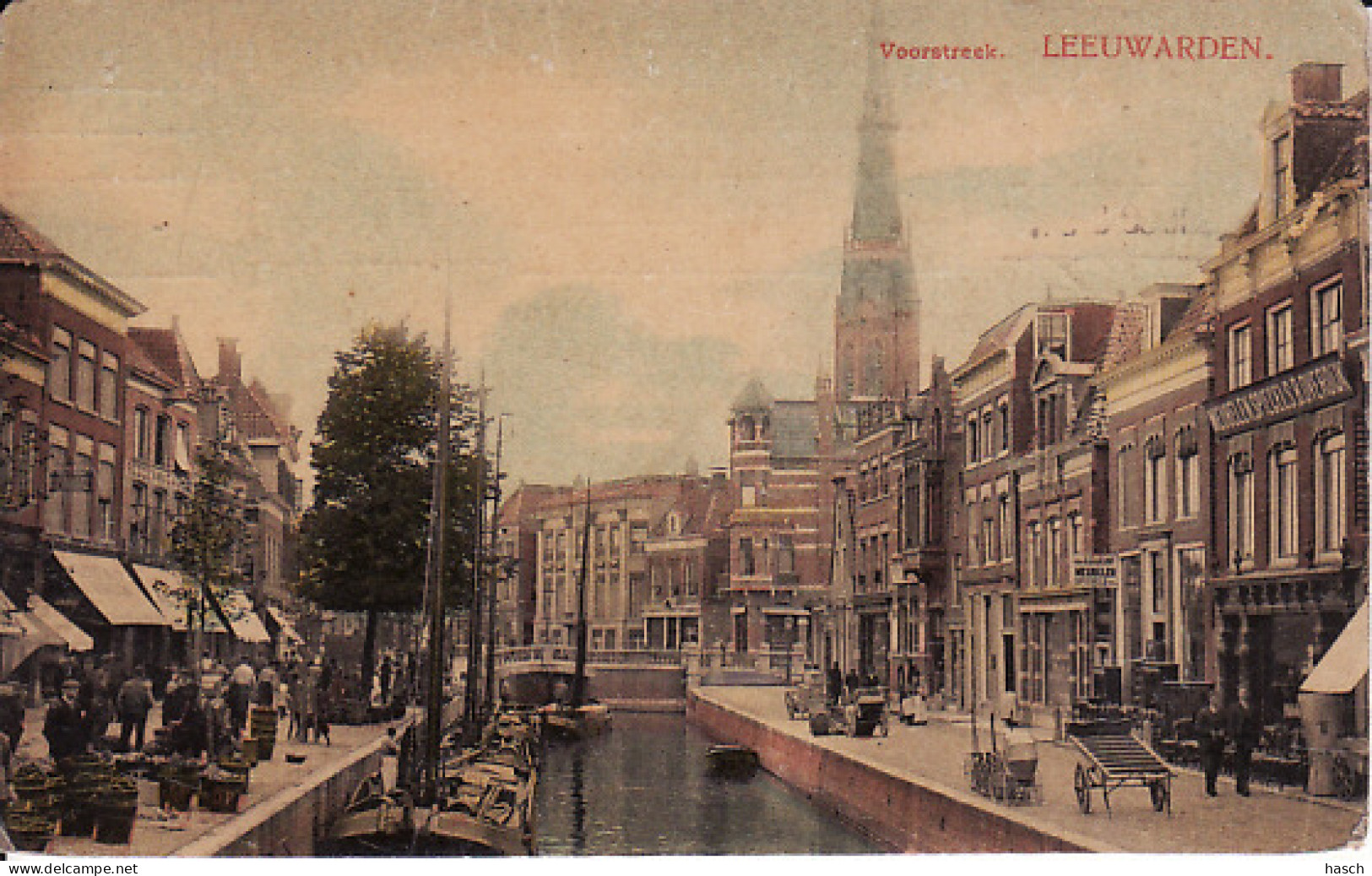 24397Leeuwarden, Voorstreek 1908 - Leeuwarden