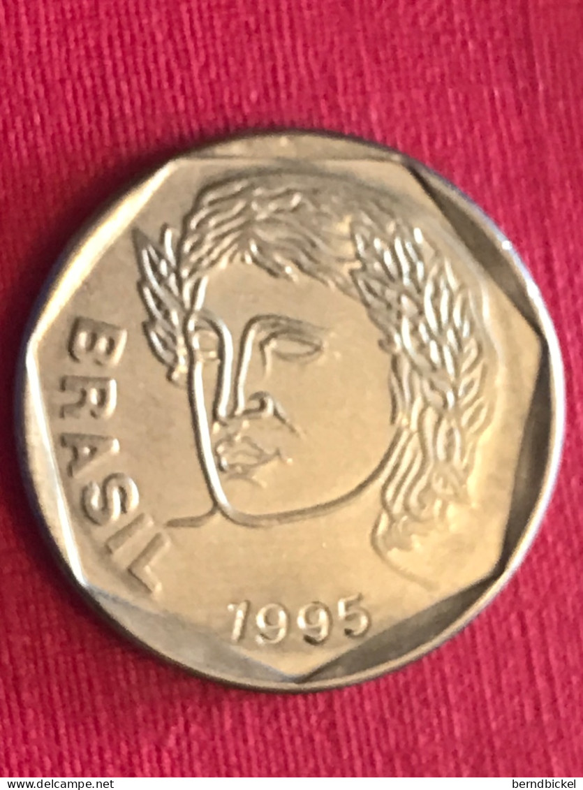 Münze Münzen Umlaufmünze Brasilien 25 Centavos 1995 - Brésil