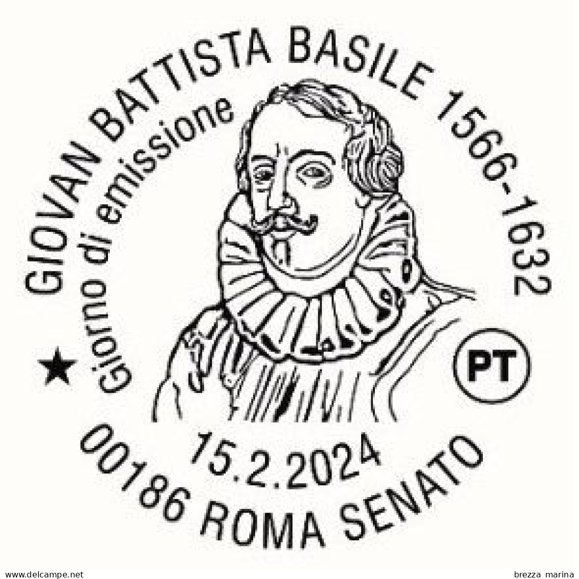 Nuovo - MNH - ITALIA - 2024 - Giovan Battista Basile (1566-1632), Letterato E Scrittore - B - Barre 2397 - Bar Codes