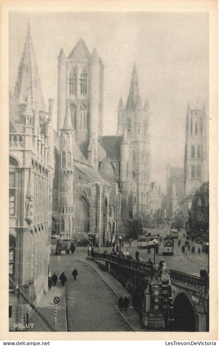 BELGIQUE - Gand - Enfilade Des Monuments - Collection Des Laboratoires Lefranq - Architecture - Carte Postale Ancienne - Gent