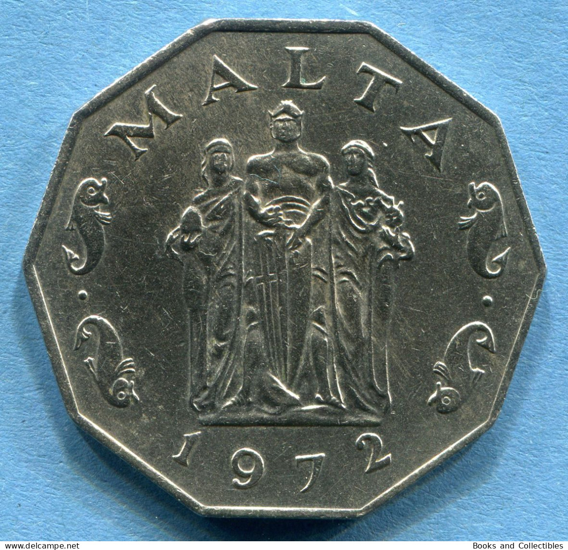 MALTA - 50 Cents 1972 - KM# 12 * Ref. 0085 - Malte