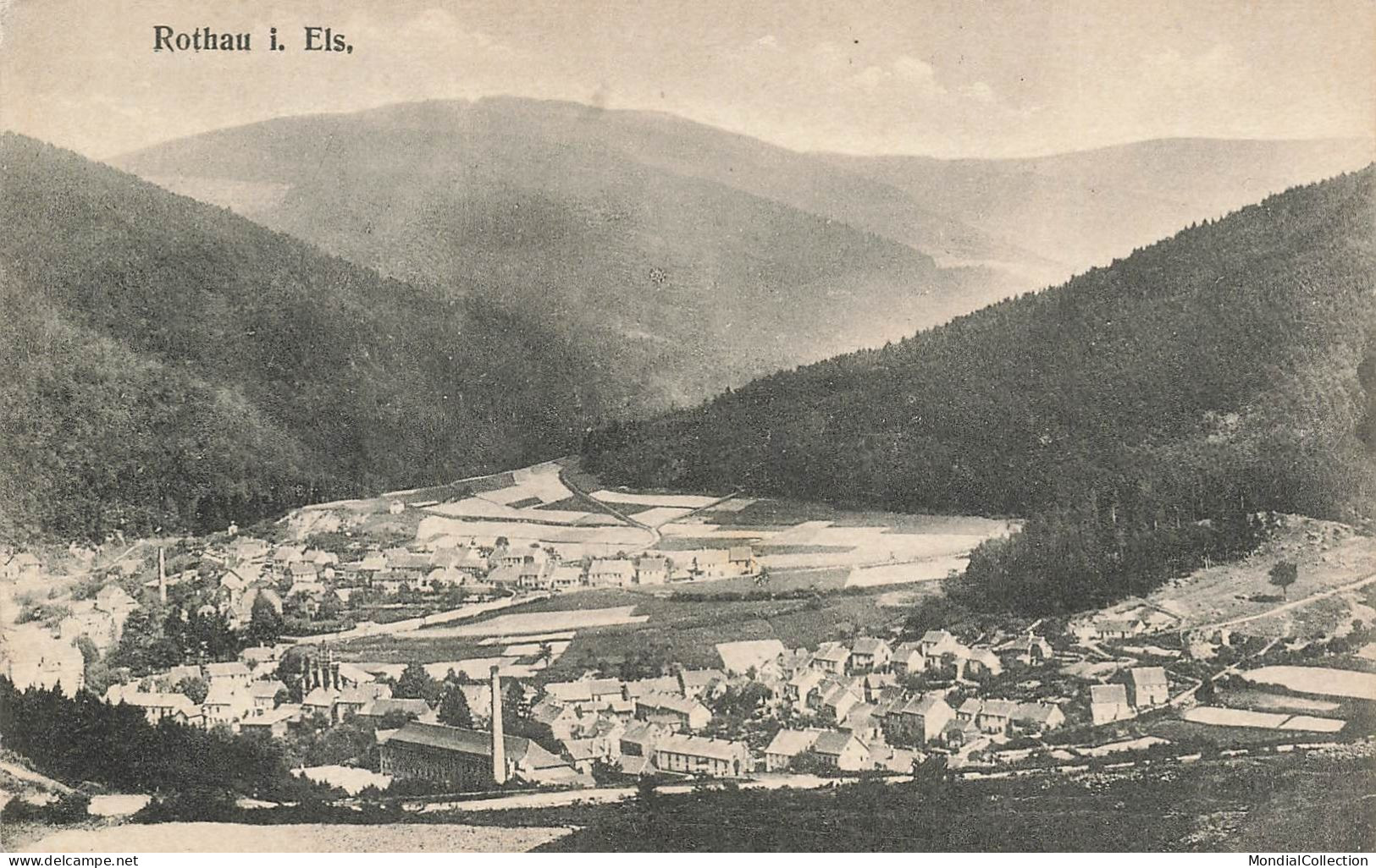 MIKI-AP5-004- 67 ROTHAU I. ELS VUE GENERALE AERIENNE - Rothau