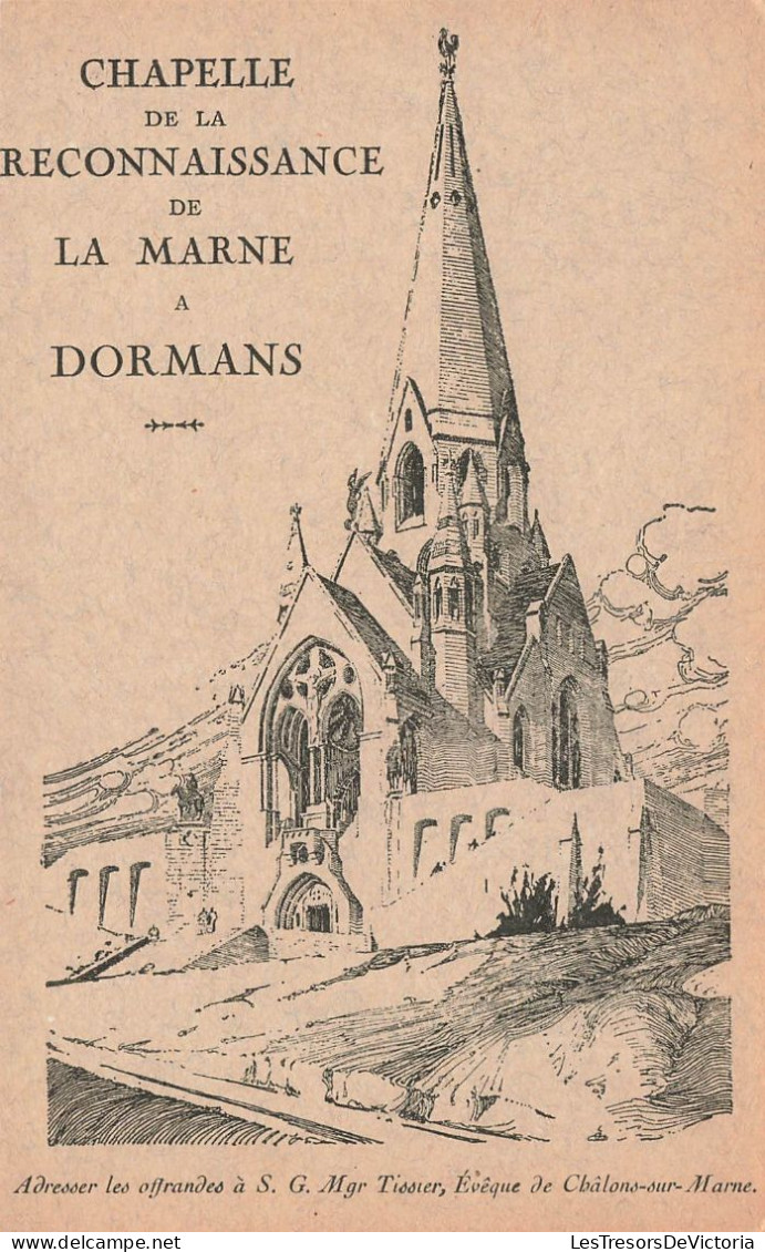 FRANCE - Dormans - La Chapelle De La Reconnaissance De La Marne - Carte Postale Ancienne - Dormans