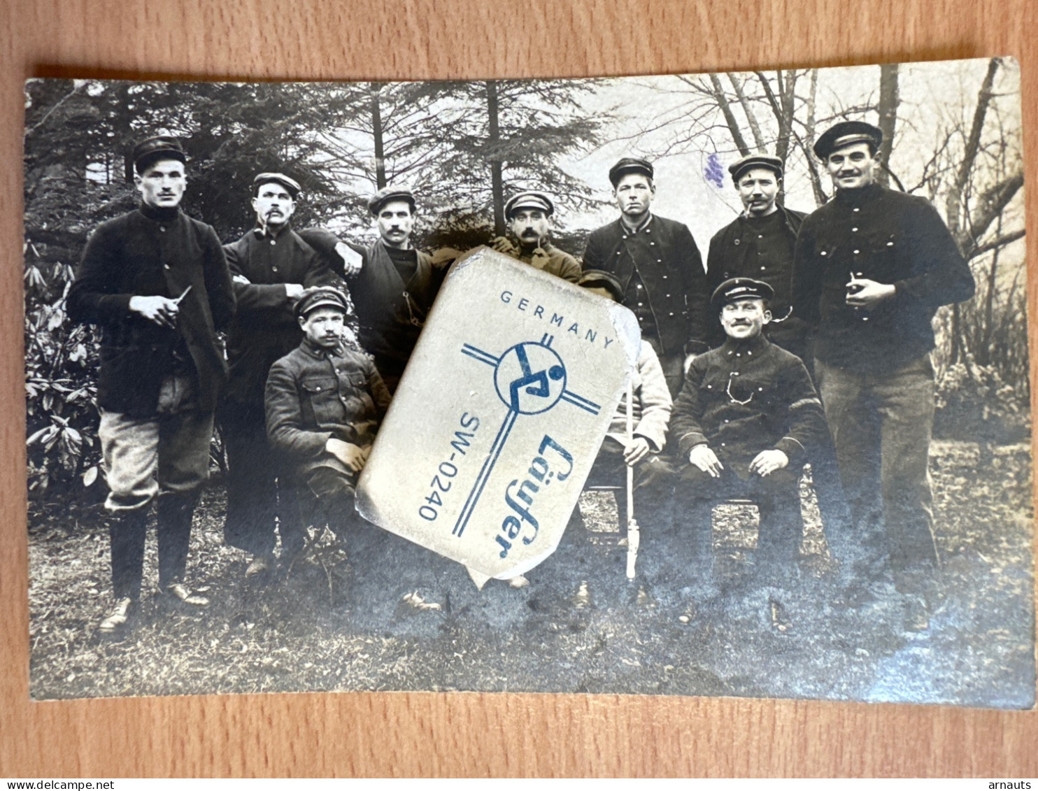 Familie Henri Ceulemans Metser Ondernemer Haacht Dorp Vermeylen  Animatie 1917 Joseph Ceulemans Vanuit Soltau Stempel Ws - Haacht