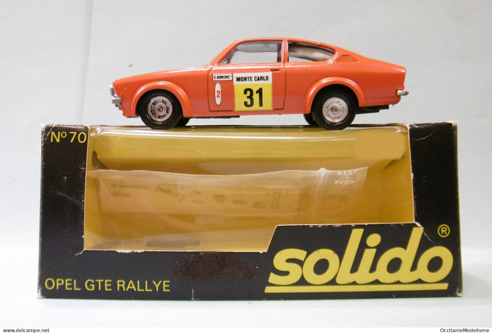 Solido - OPEL KADETT GTE #31 Rallye Monte Carlo 1978 BO 1/43 - Solido