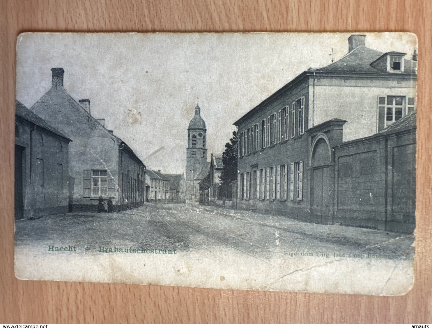 Haacht Brabantsestraat 1910 Stempel Verstuurd Naar Boortmeerbeek Plooi Zie Foto - Haacht