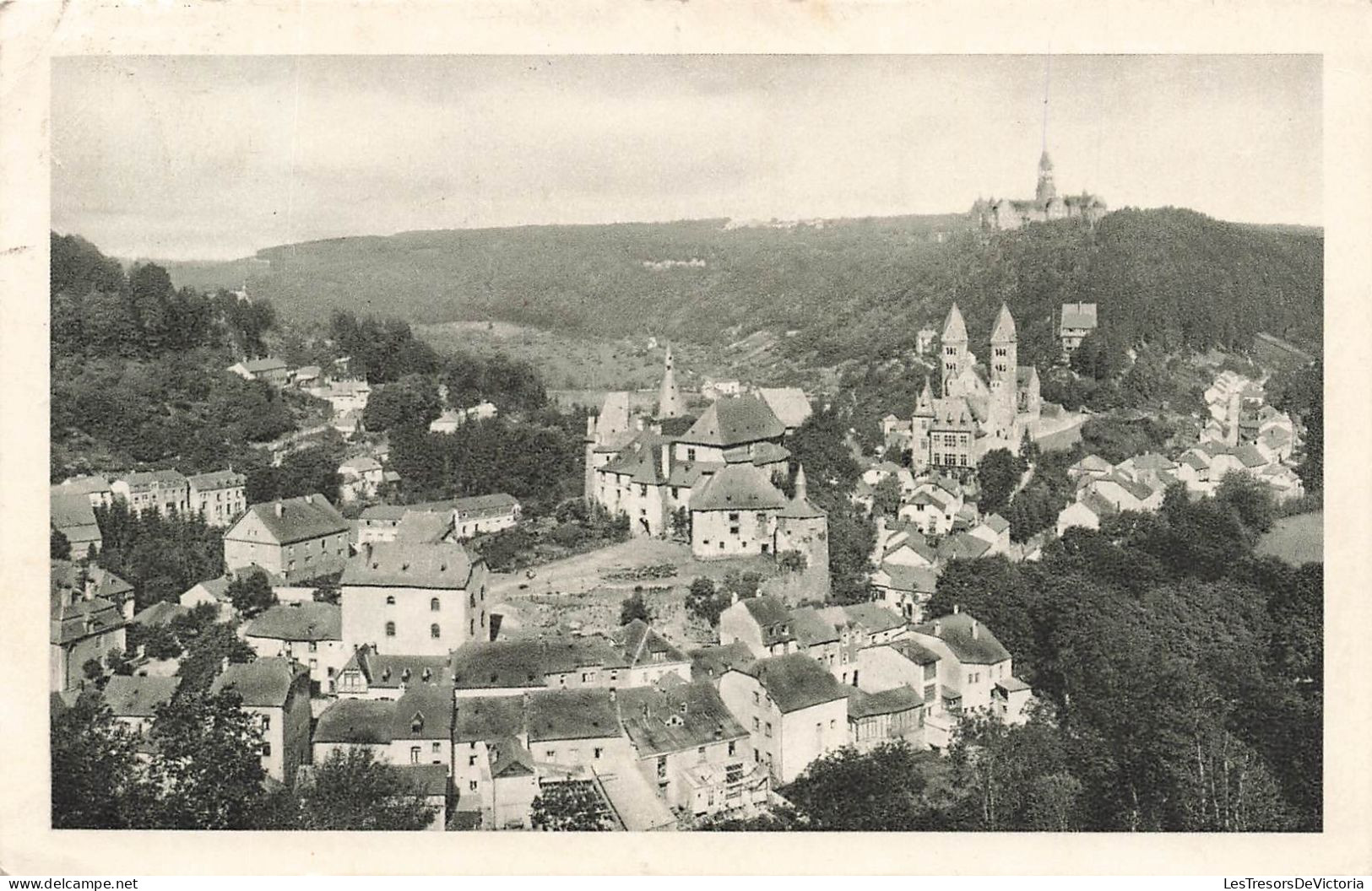 LUXEMBOURG - Clervaux - Vue Générale - Eglise - Carte Postale Ancienne - Clervaux