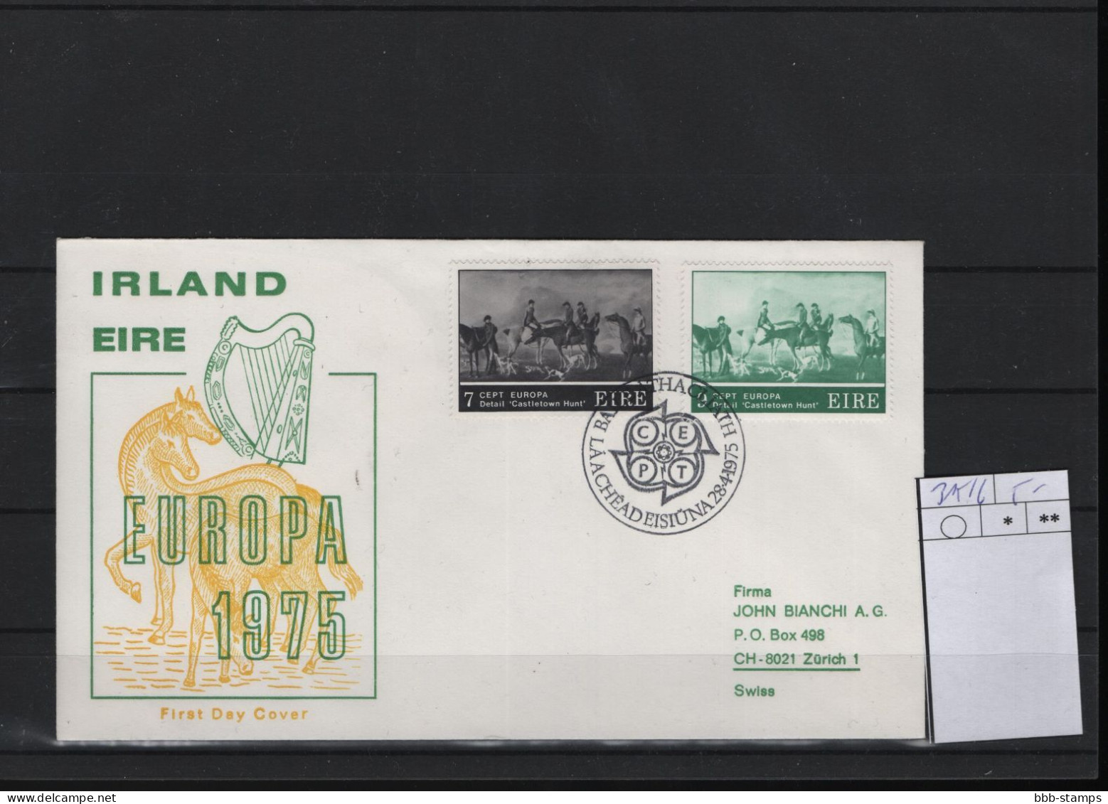 Irland Michel Cat.No. FDC 315/316 - FDC