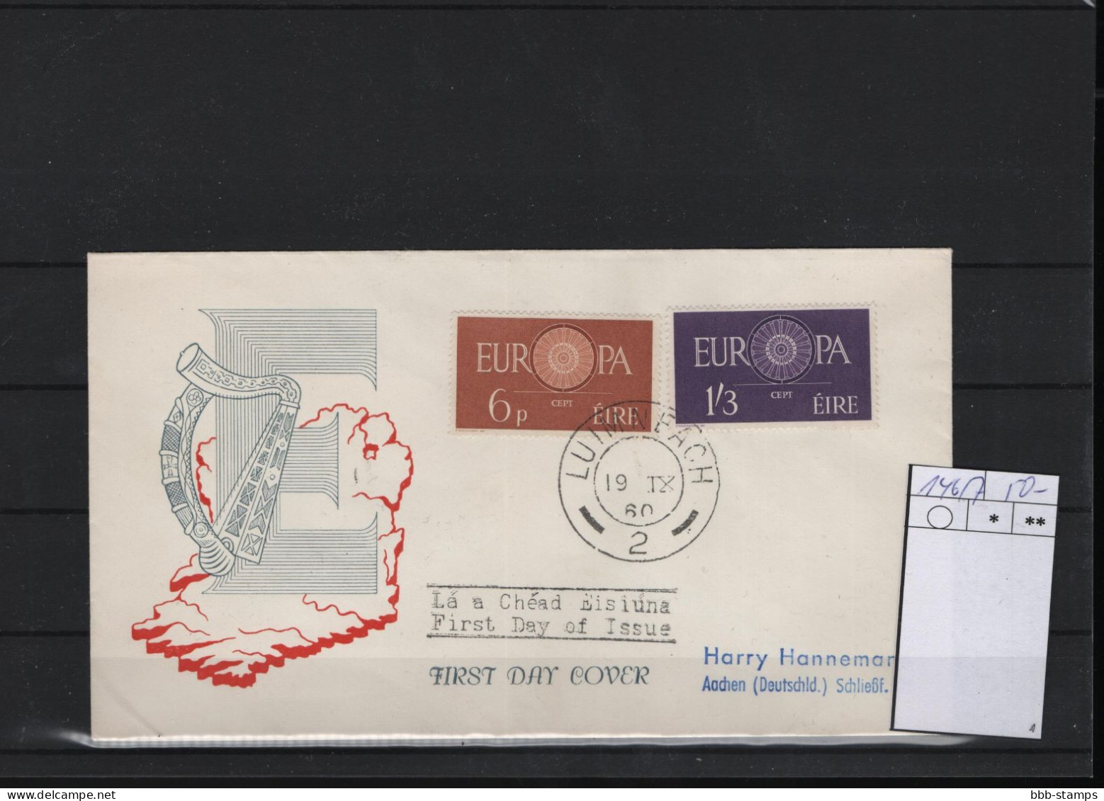 Irland Michel Cat.No. FDC 146/147 (1) - FDC