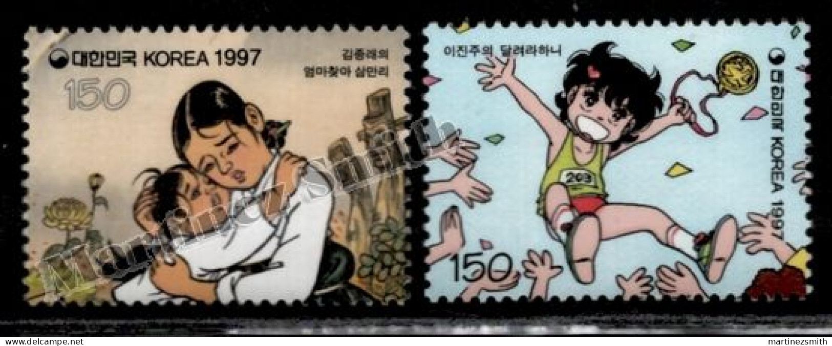 South Korea 1997 Yvert 1762-63, Cartoons (III) - MNH - Corée Du Sud