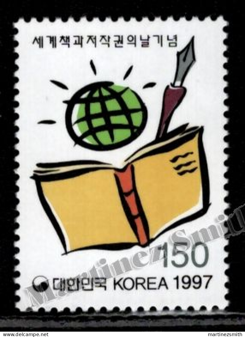 South Korea 1997 Yvert 1761, International Day Of Books, Author Rights - MNH - Corée Du Sud