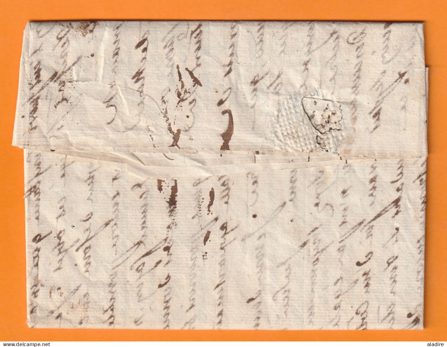 1818 -  Lettre Pliée  De 3 Pages Denses De PARIS Vers TOULOUSE - Taxe 14 - Règne De  Charles X - 1801-1848: Précurseurs XIX