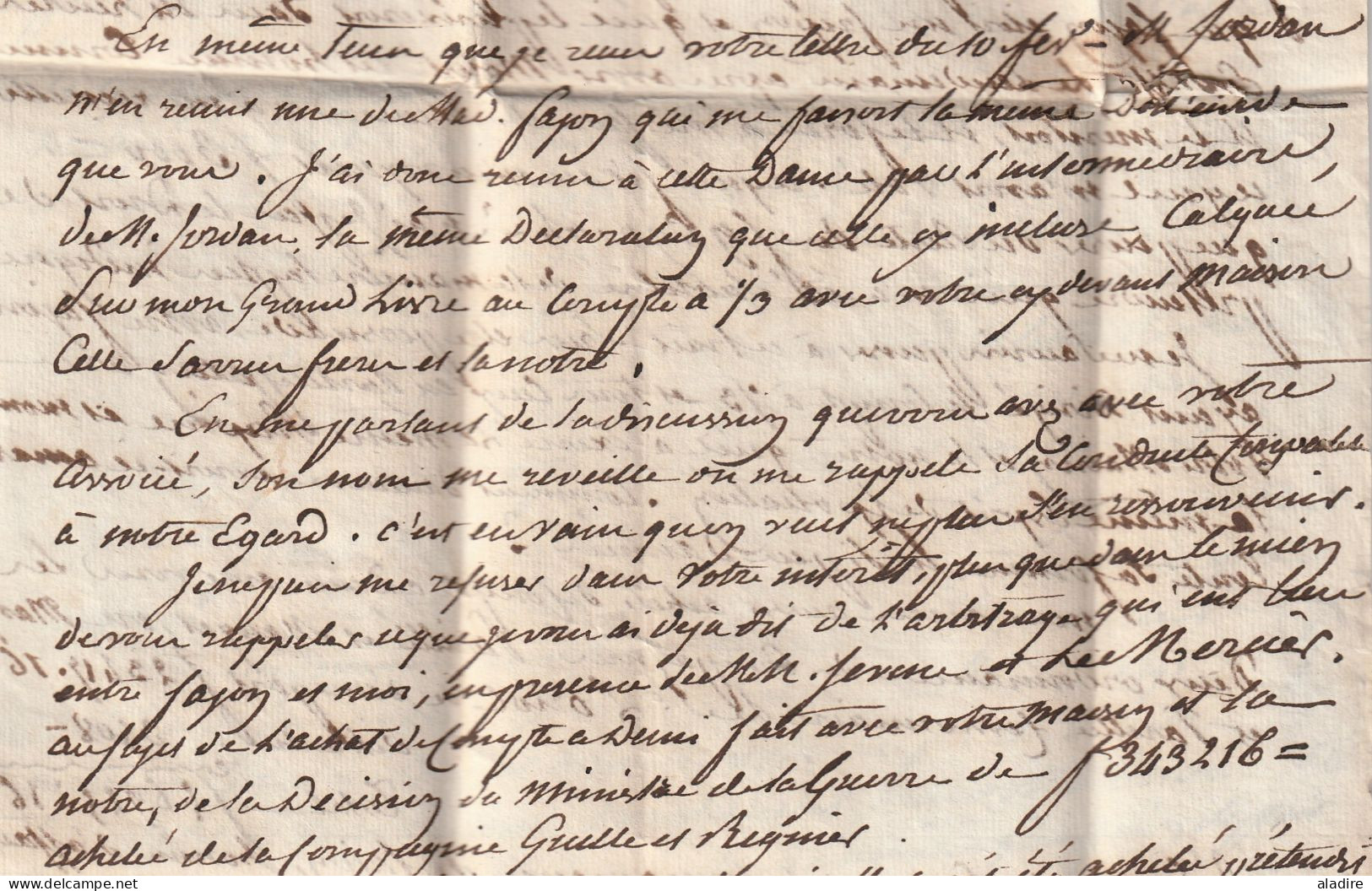 1818 -  Lettre Pliée  De 3 Pages Denses De PARIS Vers TOULOUSE - Taxe 14 - Règne De  Charles X - 1801-1848: Précurseurs XIX