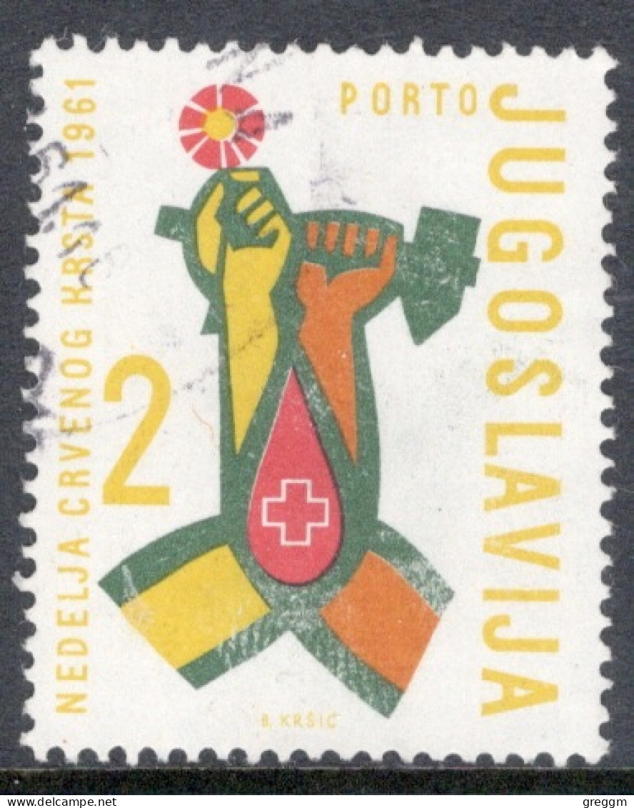 Yugoslavia 1961 Single Stamp For Red Cross  In Fine Used - Used Stamps