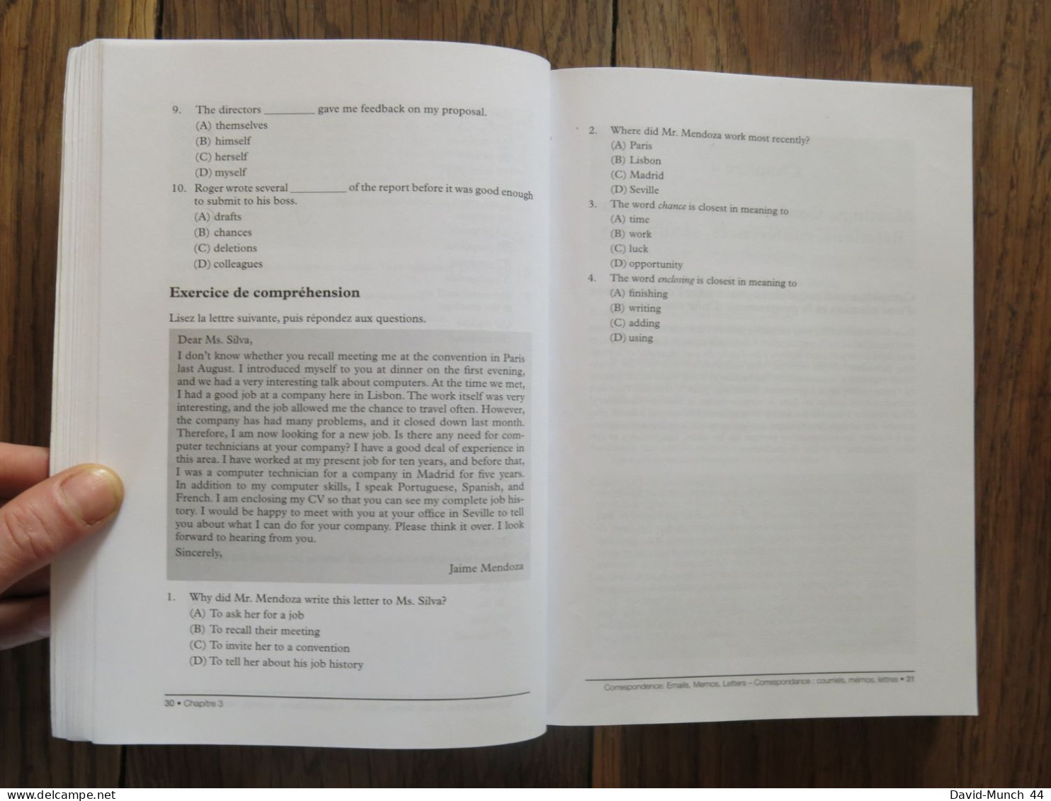 Vocabulaire et grammaire pour le TOEIC 2e édition de Lin Lougheed. Pearson. 2014