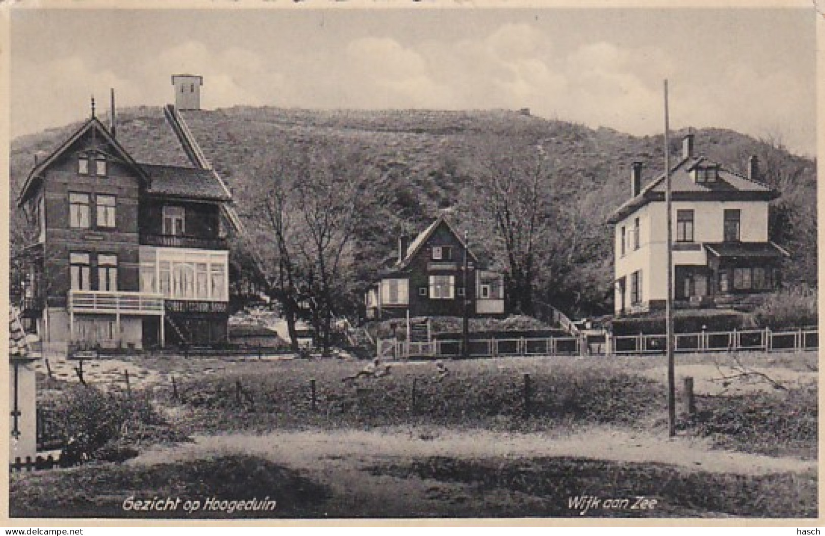 260323Wijk Aan Zee, Gezicht Op Hoogeduin. (poststempel 1933)(minuscule Vouwen In De Hoeken) - Wijk Aan Zee