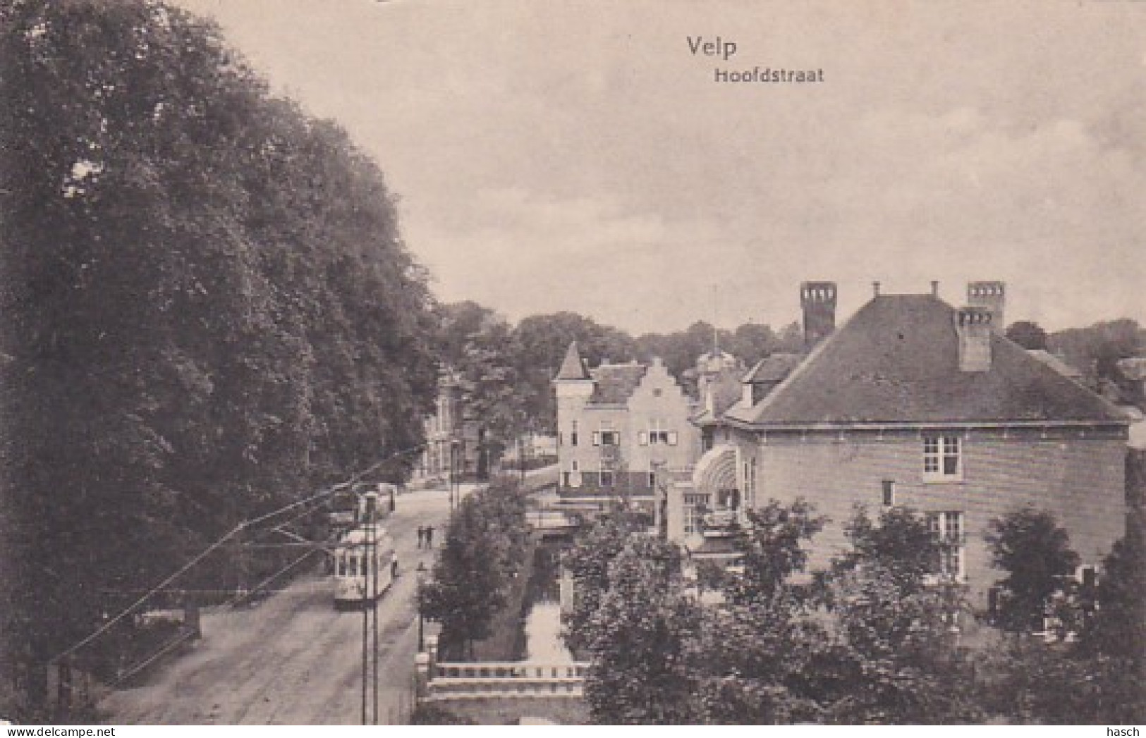 260335Velp, Hoofdstraat Met Tram. (zie Hoeken) - Velp / Rozendaal