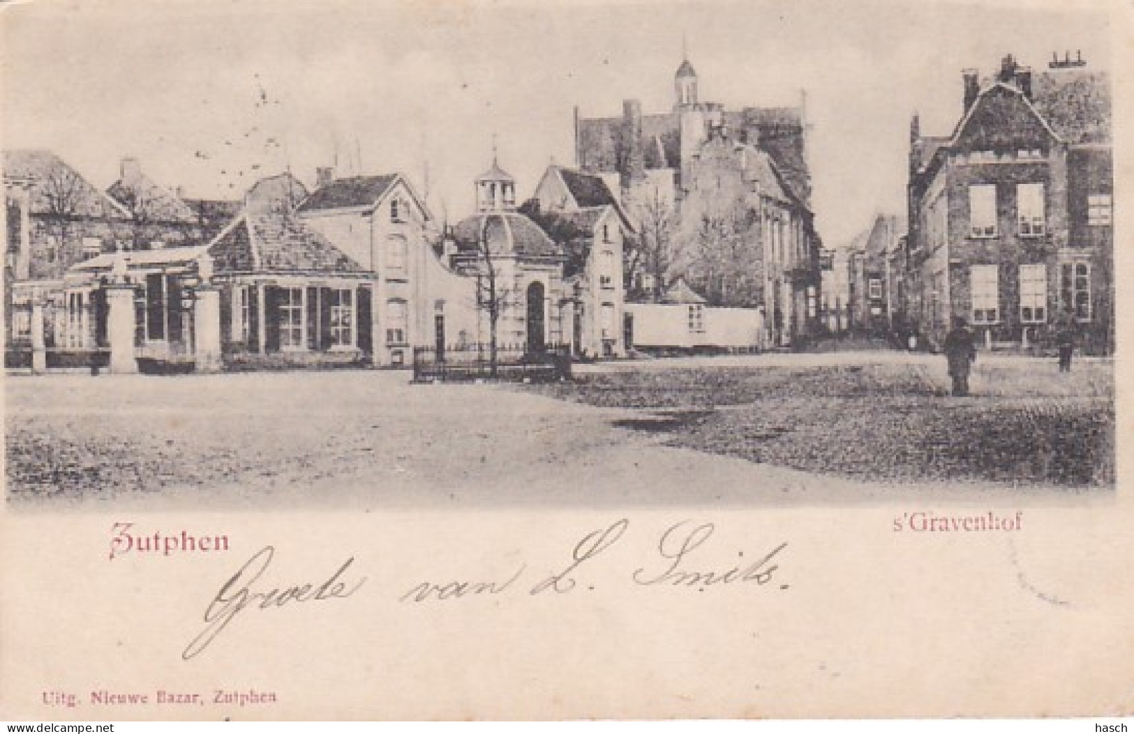 260381Zutphen, S'Gravenhof – 1901 (minuscule Vouwen In De Hoeken) - Zutphen
