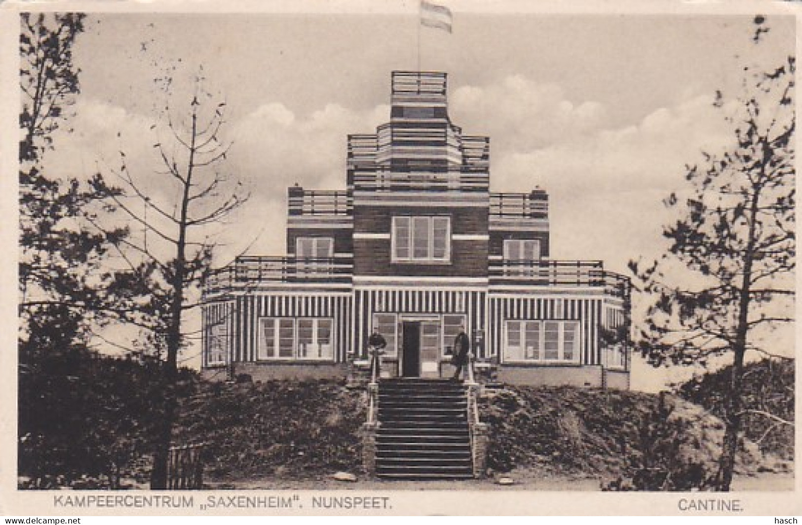 260383Nunspeet, Kampeercentrum ,,Saxenheim’’ Cantine. – 1931. (zie Hoeken En Randen) - Nunspeet