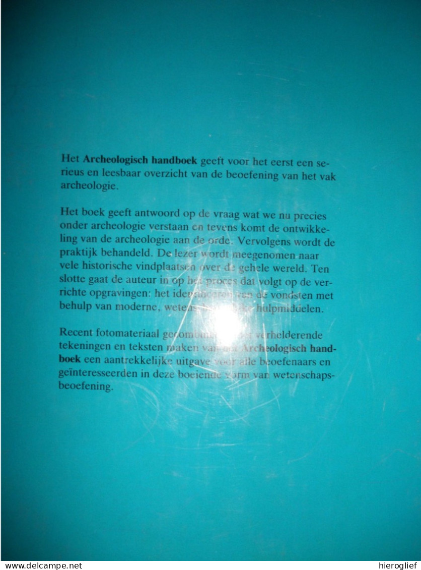 ARCHEOLOGISCH HANDBOEK door JANE McINTOSH 1986 archeologie wat? terrein opgraven bodemonderzoek interpretatie analyse