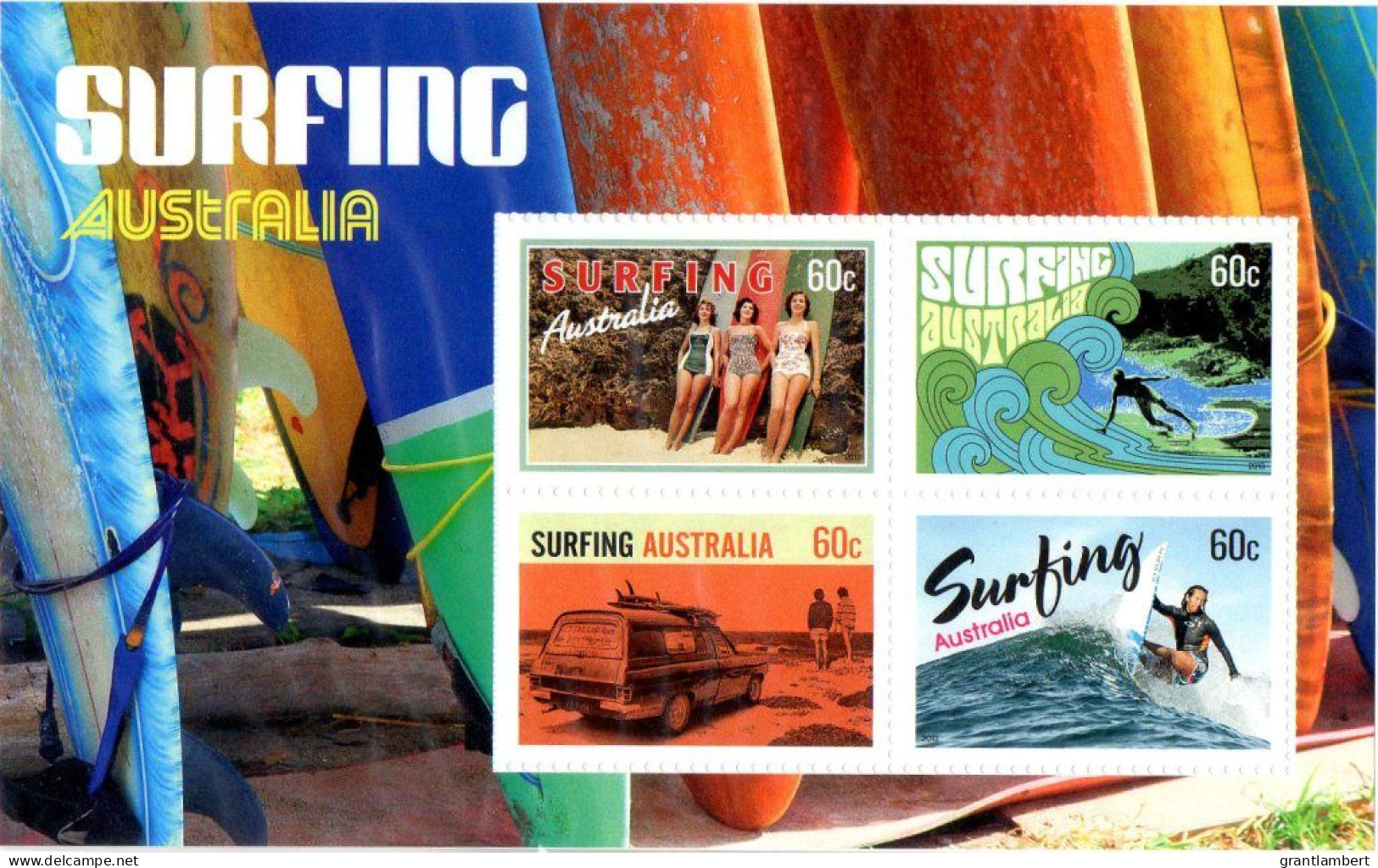 Australia 2013 Surfing  Minisheet MNH - Ongebruikt