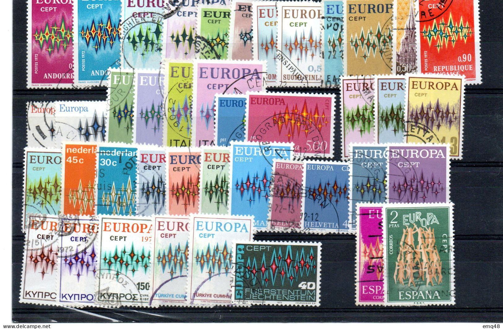 636 - EUROPA 1972 -  Rares Oblitérés TTB - 1972