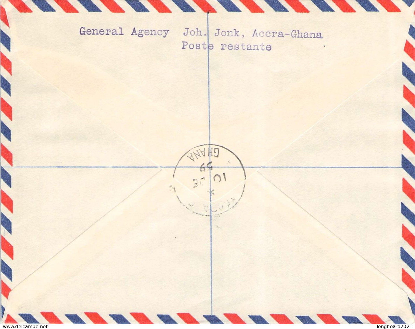 GHANA - REGISTERED AIRMAIL 1959 - STUTTGART/DE / 6062 - Ghana (1957-...)