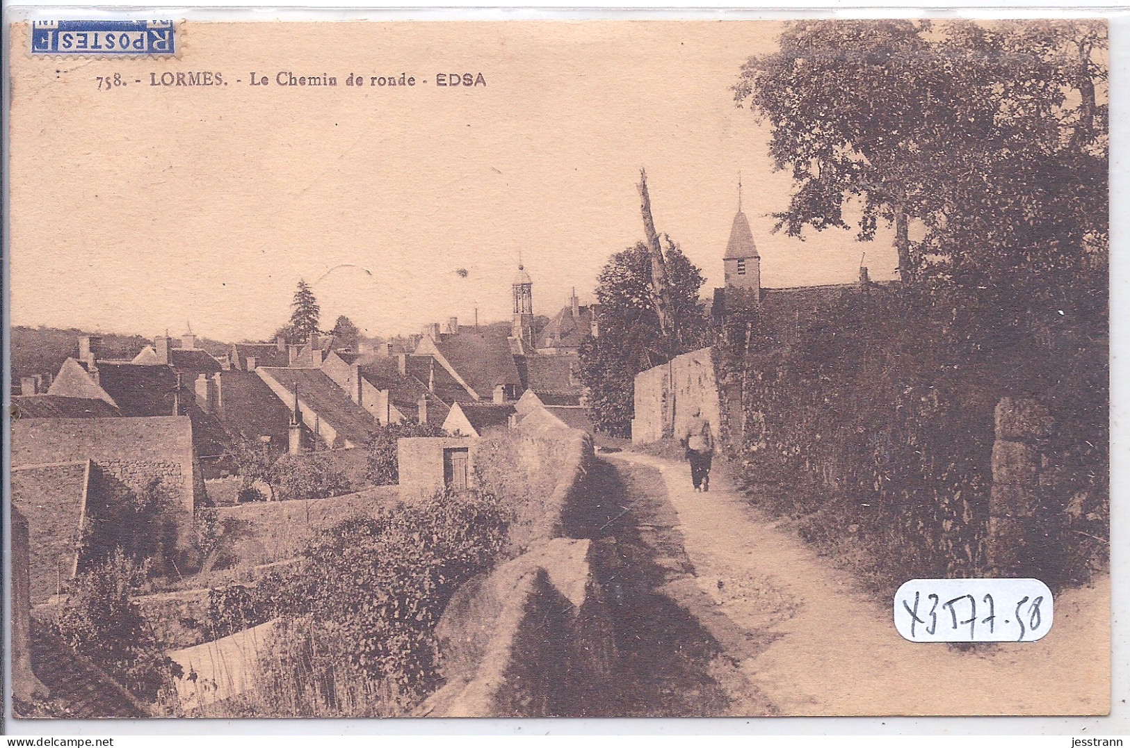 LORMES- LE CHEMIN DE RONDE - Lormes