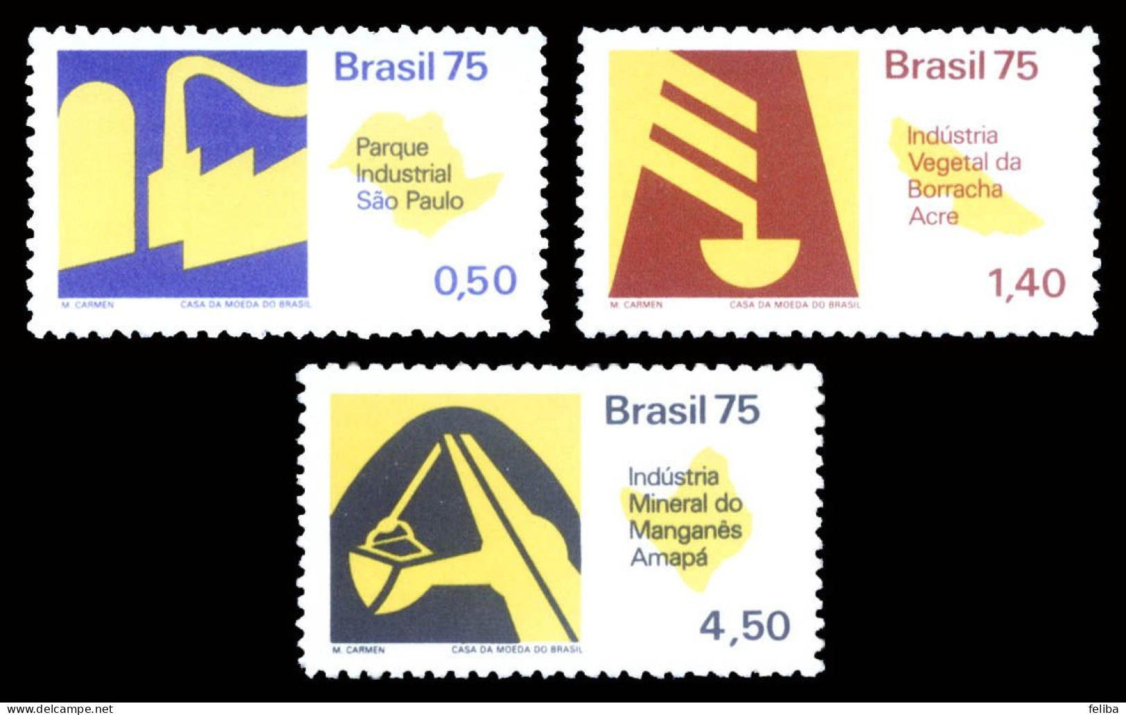 Brazil 1975 Unused - Unused Stamps