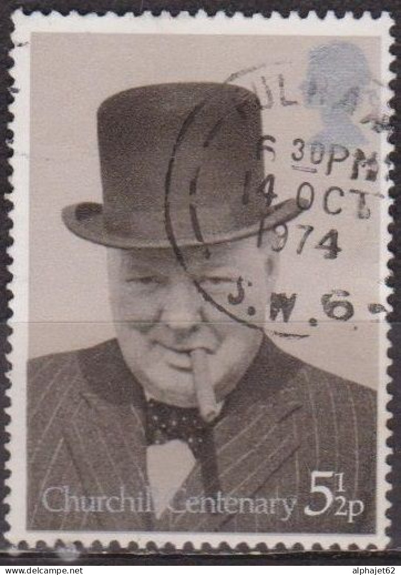 Winston Churchill - GRANDE BRETAGNE - Premier Ministre - N° 736 - 1974 - Used Stamps