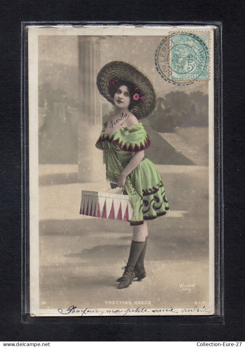 (21/02/24) THEME PHOTOGRAPHES-CPA WALERY PARIS - TROTTINS GRECS - Sonstige & Ohne Zuordnung