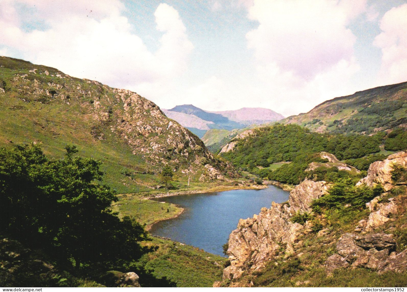 LLYN DINAS, SNOWDONIA, LAKE, GWYNEDD, WALES, UNITED KINGDOM, POSTCARD - Gwynedd