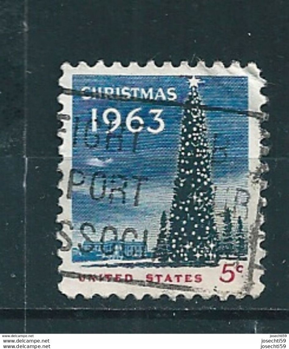N° 755 Maison Blanche Et Arbre De Noël Stamp Timbre Etats-Unis (1963) Oblitéré USA - Gebraucht