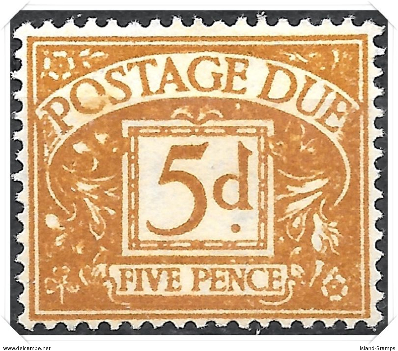 D44 1954-55 Tudor Crown Postage Dues Mounted Mint Hrd2d - Impuestos