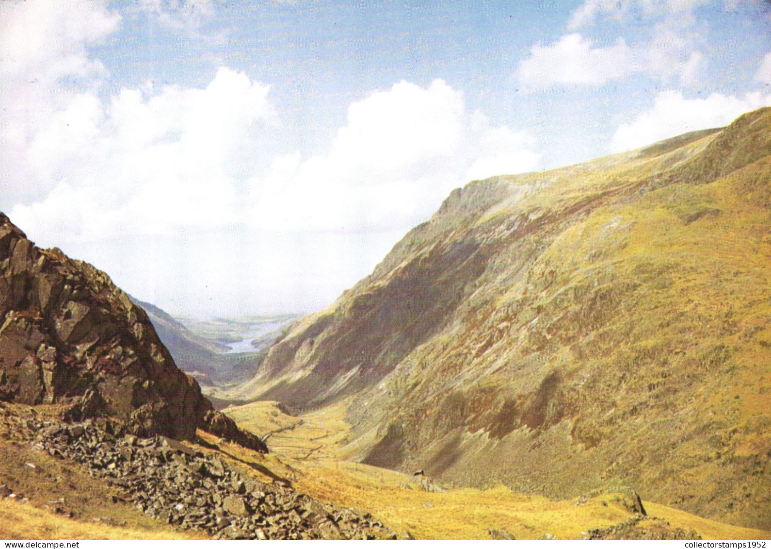 LLANBERIS PASS , GWYNEDD, WALES, UNITED KINGDOM, POSTCARD - Gwynedd