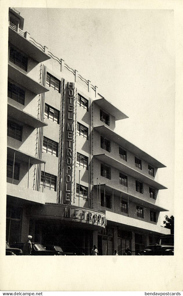 Iraq, BAGHDAD BAGDAD بَغْدَاد, Hotel Metropole (1950s) RPPC Postcard - Iraq