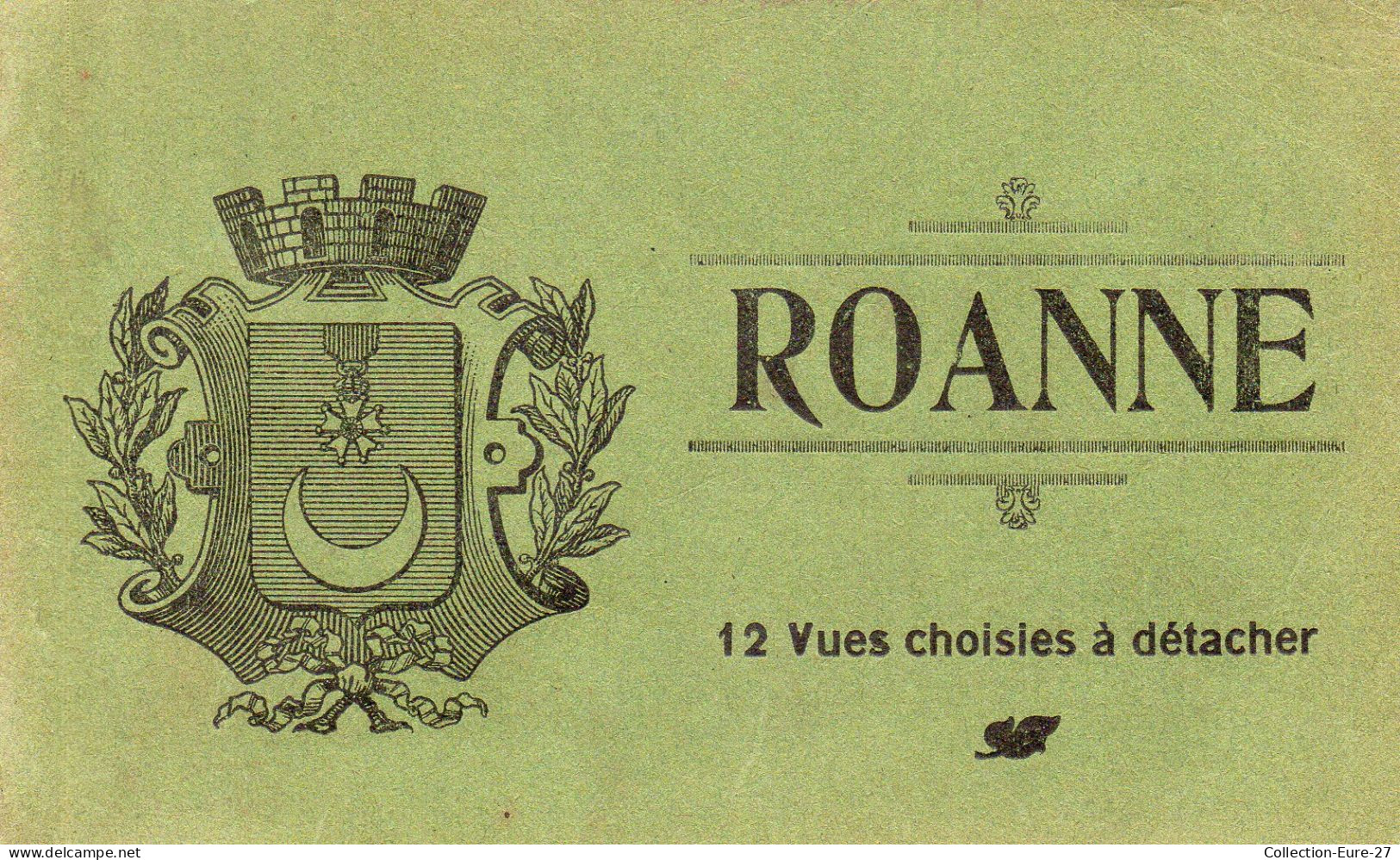 (21/02/24) 42-CPA ROANNE - CARNET IMCOMPLET DE 11/12 CPA - Roanne