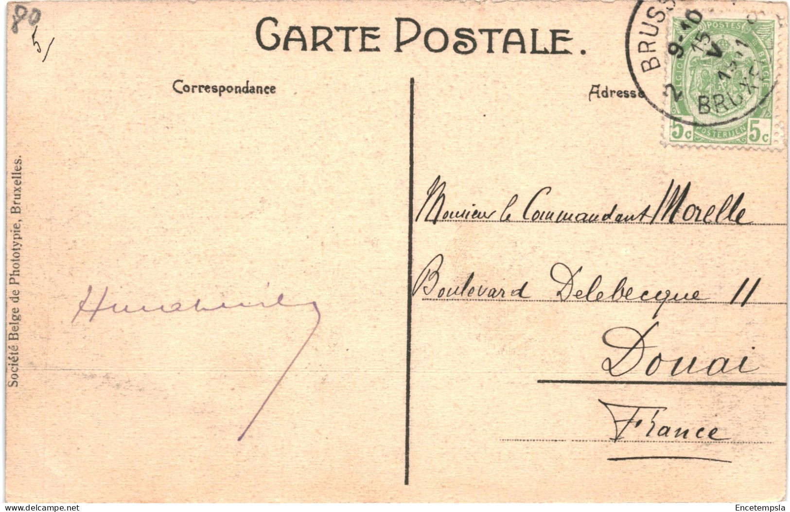 CPA Carte Postale Belgique Bruxelles Visite De Mr Fallières à S. M. Albert  1911  VM77631 - Feesten En Evenementen